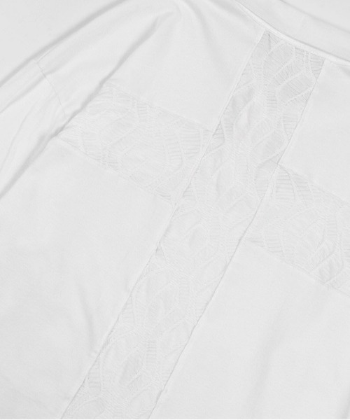 FANCY CLUB(ファンシークラブ)の「A'GEM/9 × .kom 『FANCY CLUB/ファンシークラブ』 BACK CROSS OVER FIT COLLAR TEE/バッククロス オーバーフィット 長袖Tシャツ(Tシャツ/カットソー・レディース・ブラック/ホワイト・FREE)」の17枚目の写真