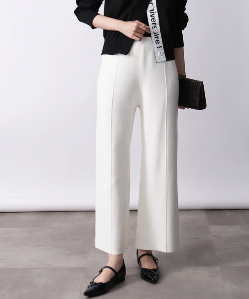 PICCIN(ピッチン)の「【セットアップ可能】センターラインニットパンツ(その他パンツ・レディース・オフホワイト/ブラック/ダークグレー・M)」の19枚目の写真