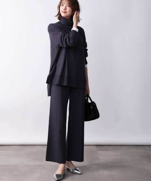 PICCIN(ピッチン)の「【セットアップ可能】センターラインニットパンツ(その他パンツ・レディース・オフホワイト/ブラック/ダークグレー・M)」の14枚目の写真