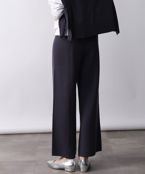 PICCIN(ピッチン)の「【セットアップ可能】センターラインニットパンツ(その他パンツ・レディース・オフホワイト/ブラック/ダークグレー・M)」の12枚目の写真