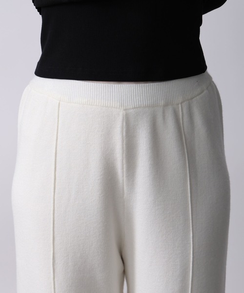 PICCIN(ピッチン)の「【セットアップ可能】センターラインニットパンツ(その他パンツ・レディース・オフホワイト/ブラック/ダークグレー・M)」の16枚目の写真