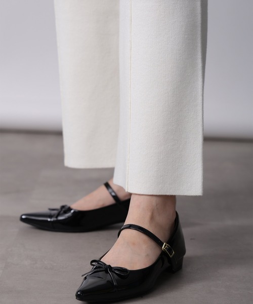 PICCIN(ピッチン)の「【セットアップ可能】センターラインニットパンツ(その他パンツ・レディース・オフホワイト/ブラック/ダークグレー・M)」の17枚目の写真