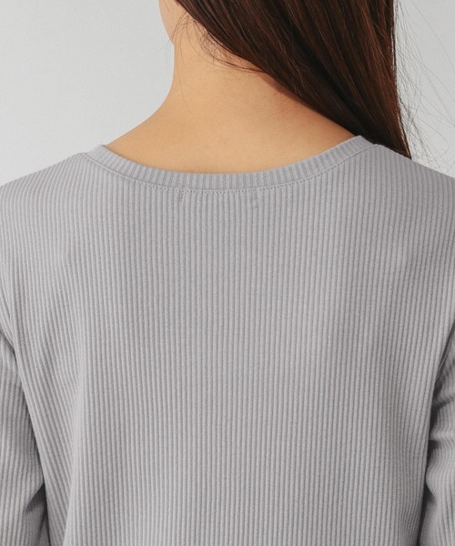 GLOBAL WORK(グローバルワーク)の「Beauteeシアー切り替え長袖/587687(Tシャツ/カットソー・レディース・ブラック/ライトグレー/ホワイト/ホワイト系その他2・MEDIUM/LARGE/SMALL)」の18枚目の写真