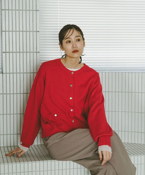 Beauteeシアー切り替え長袖/587687（Tシャツ/カットソー）｜GLOBAL