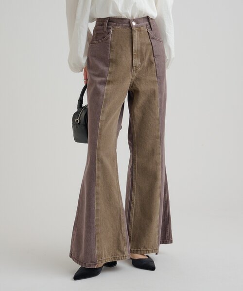 ビューティーフレアデニム（デニムパンツ）｜mystic（ミスティック）の