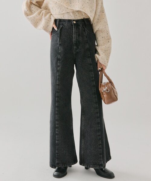 ビューティーフレアデニム（デニムパンツ）｜mystic（ミスティック）の