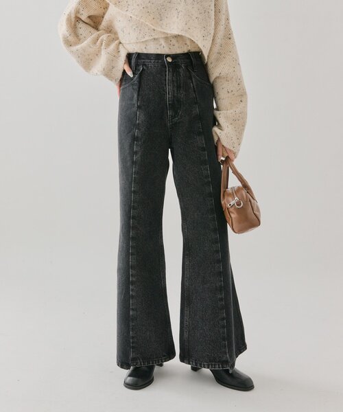 mystic（ミスティック）の「【3サイズ展開】ビューティーフレアデニム（デニムパンツ・レディース・ブルー/ブラウン/ブラック・2/0/1）」の14枚目の写真