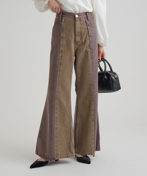 ビューティーフレアデニム（デニムパンツ）｜mystic（ミスティック）の