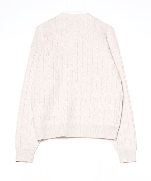 AAPE BY A BATHING APE(エーエイプバイアベイシングエイプ)の「AAPER KNIT CARDIGAN(カーディガン/ボレロ・メンズ・ネイビー/ベージュ系その他5・MEDIUM/SMALL/X-LARGE/LARGE)」の9枚目の写真