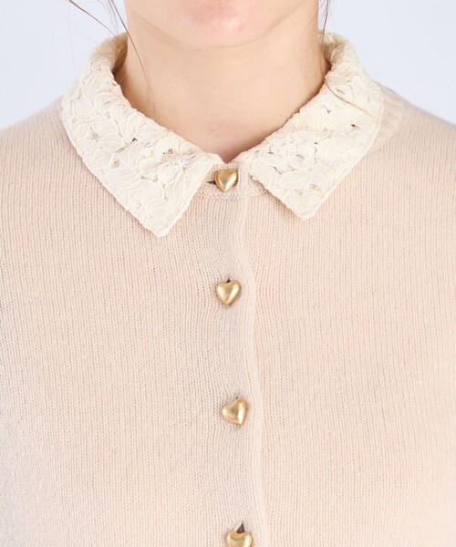 To b. by agnes b.（トゥービーバイアニエスベー）の「ラブリーカーディガン（カーディガン/ボレロ・レディース・ホワイト系その他・FREE）」の7枚目の写真