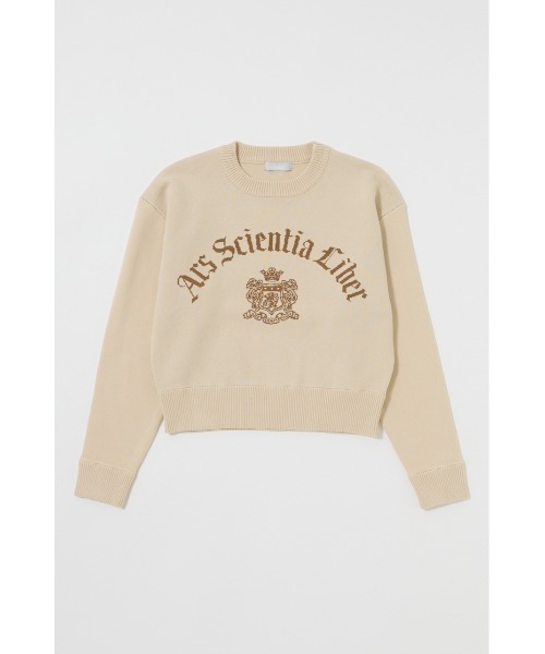 MOUSSY(マウジー)の「SWEATLIKE JAQUARD セーター(ニット/セーター・レディース・ネイビー/アイボリー/トップグレー/ボルドー・FREE)」の1枚目の写真