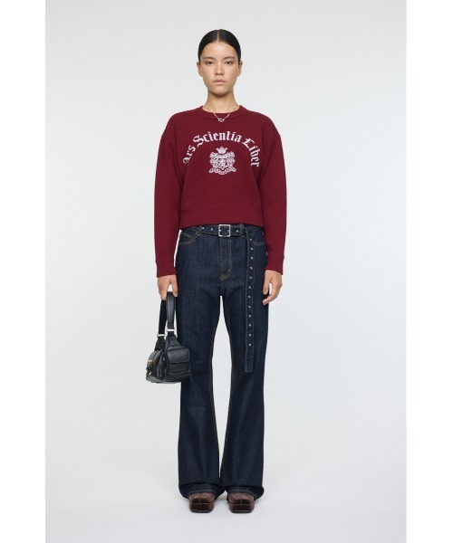 MOUSSY(マウジー)の「SWEATLIKE JAQUARD セーター(ニット/セーター・レディース・ネイビー/アイボリー/トップグレー/ボルドー・FREE)」の20枚目の写真