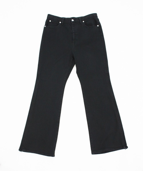 LOWRYS FARM(ローリーズファーム)の「【着たい・着やすい・着せやすい】フレアデニムパンツ(UNISEX)(デニムパンツ・レディース・ネイビー/ブラック/ワンウォッシュ/ブラック×ブラック・縦5XS・横4XS/縦4XS・横5XS/縦4XS・横4XS/縦4XS・横3XS/縦3XS・横4XS/縦3XS・横3XS/縦3XS・横2XS/縦2XS・横3XS/縦2XS・横2XS/縦6XS・横6XS/縦6XS・横5XS/縦5XS・横6XS/縦5XS・横5XS)」の10枚目の写真