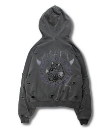 GALFY グレー フルジップパーカー GALFY パーカー GALFY-ガルクエジップパーカー メンズ