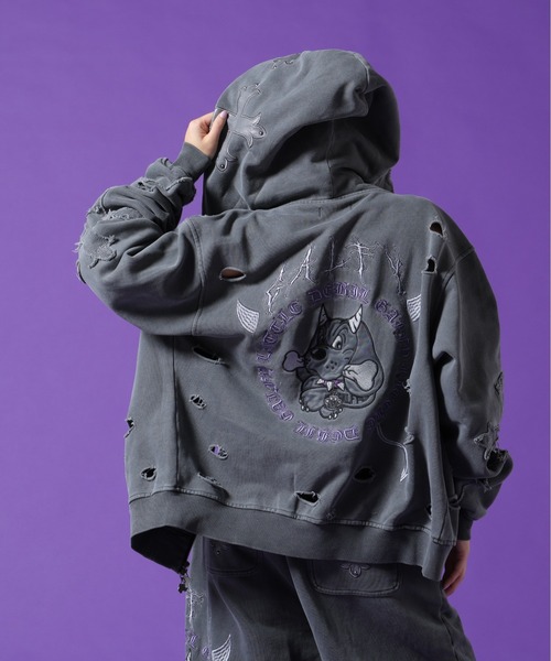 GALFY/ガルフィー/【LHP別注】小悪魔ジップアップパーカー