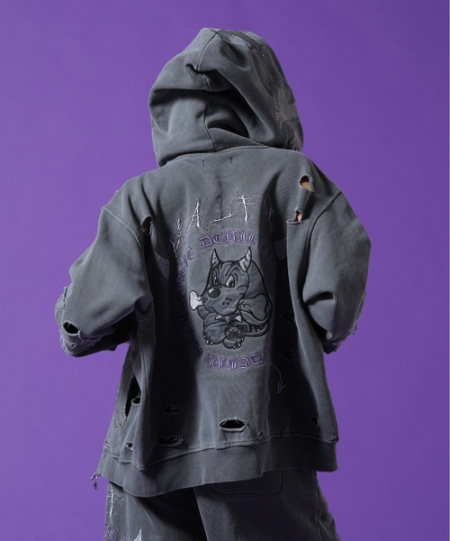 GALFY/ガルフィー/【LHP別注】小悪魔ジップアップパーカー