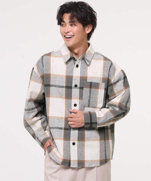 ヘビーネルアソートチェック柄シャツ（シャツ/ブラウス）｜coca（coca