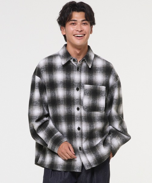 ヘビーネルアソートチェック柄シャツ（シャツ/ブラウス）｜coca（coca