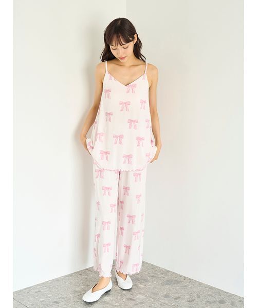 GELATO PIQUE リボンモチーフ ルームウェア gelato pique（ジェラートピケ）の「リボン柄プルオーバー（ルーム