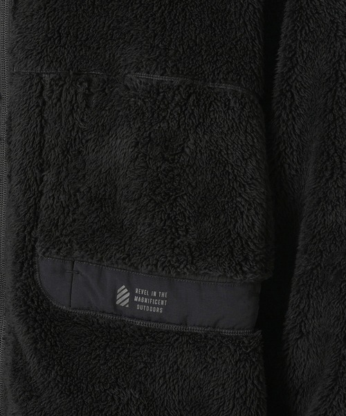 NEW BALANCE（ニューバランス）の「フリースミッドレイヤージャケット（ブルゾン・メンズ・ブラック/タン・SMALL/LARGE/X-LARGE/MEDIUM）」の5枚目の写真