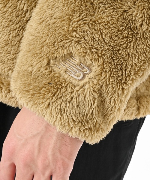 NEW BALANCE（ニューバランス）の「フリースミッドレイヤージャケット（ブルゾン・メンズ・ブラック/タン・SMALL/LARGE/X-LARGE/MEDIUM）」の14枚目の写真