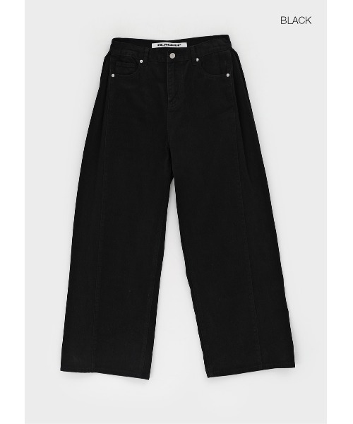 BLACKUP（ブラックアップ）の「[MADE] フォールディングコットンワイドパンツ（その他パンツ・レディース・ブラック/チャコール・LARGE/MEDIUM/SMALL）」の5枚目の写真