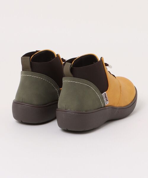 moz（モズ）の「【MOZ】モズ サイドゴアカジュアルシューズ 402506（スリッポン・レディース・マスタード/ダークブラウン/ブラック・23.0cm/23.5cm/24.0cm/24.5cm/22.5cm）」の4枚目の写真