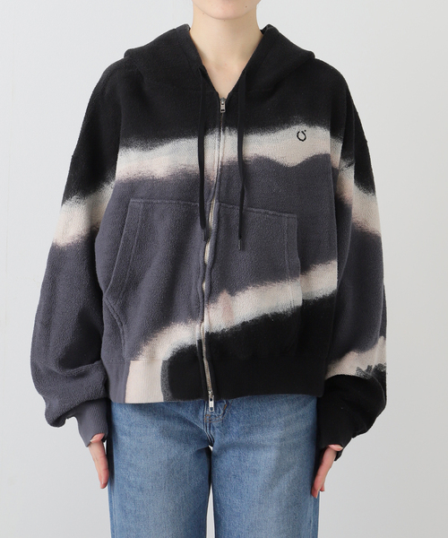 JOURNAL STANDARD(ジャーナルスタンダード)の「【NOMARHYTHM TEXTILE】 Hand dye Twist Parka(パーカー・レディース・チャコールグレー・SMALL)」の5枚目の写真