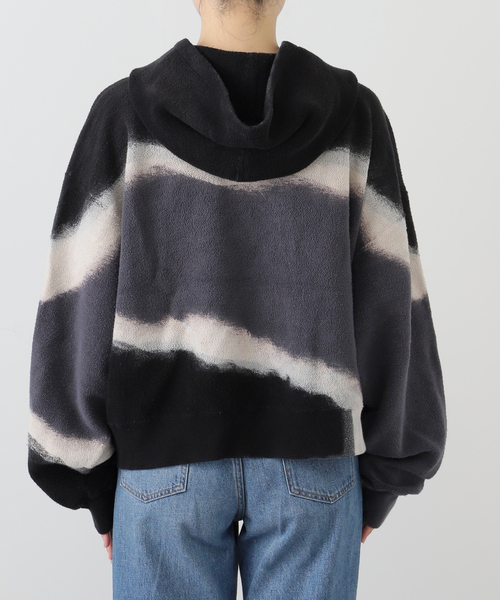 JOURNAL STANDARD(ジャーナルスタンダード)の「【NOMARHYTHM TEXTILE】 Hand dye Twist Parka(パーカー・レディース・チャコールグレー・SMALL)」の3枚目の写真