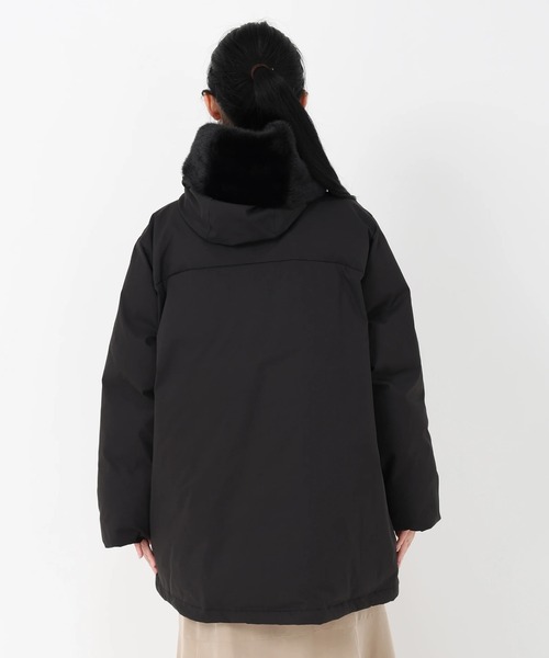 STRAWBERRY-FIELDS（ストロベリーフィールズ）の「マットツイル_2wayファーフード中綿アウター（その他アウター・レディース・オフホワイト/ブラック/ブラウン・2）」の19枚目の写真