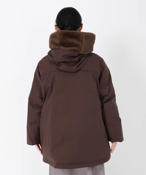 マットツイル_2wayファーフード中綿アウター（その他アウター