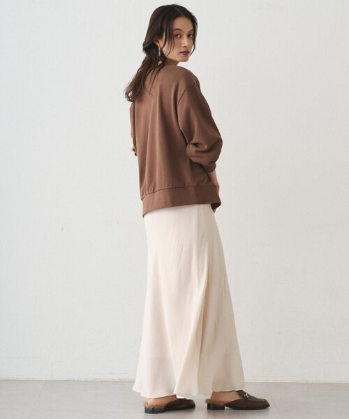 LOUNGEDRESS(ラウンジドレス)の「キュプラマーメイドスカート(スカート・レディース・ブラック/オフホワイト/ブラウン・SMALL/MEDIUM)」の14枚目の写真