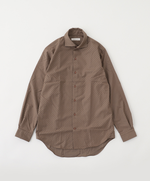 B.C STOCK(ベーセーストック)の「フロッキープリント スポーツシャツ(シャツ/ブラウス・メンズ・ブラック/ベージュ・MEDIUM/LARGE)」の11枚目の写真