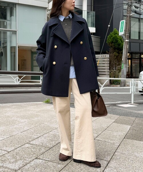 fredy emue（フレディエミュ）の「コーデュロイストレートパンツ（その他パンツ・レディース・イエロー/ベージュ/ピンク/チャコールグレー・36/38）」の5枚目の写真