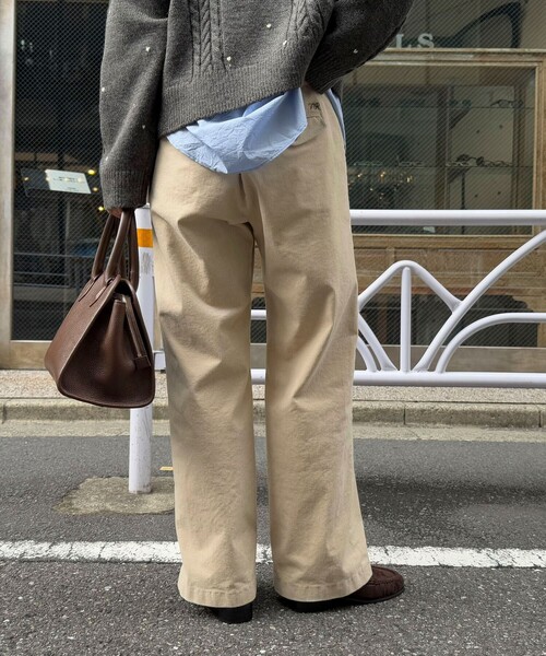 fredy emue（フレディエミュ）の「コーデュロイストレートパンツ（その他パンツ・レディース・イエロー/ベージュ/ピンク/チャコールグレー・36/38）」の13枚目の写真