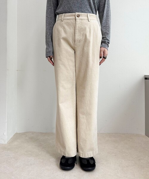 fredy emue（フレディエミュ）の「コーデュロイストレートパンツ（その他パンツ・レディース・イエロー/ベージュ/ピンク/チャコールグレー・36/38）」の15枚目の写真