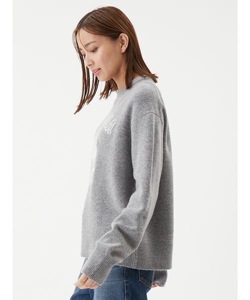 セール】MILAOクルーネックジャガードニット（ニット/セーター）｜Mila