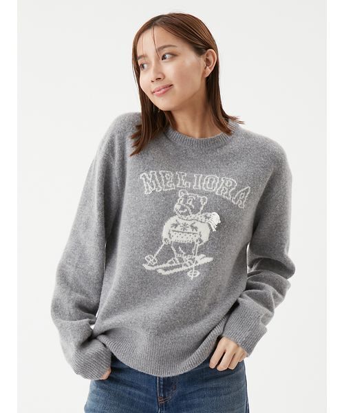 Mila Owen（ミラオーウェン）の「MILAOクルーネックジャガードニット