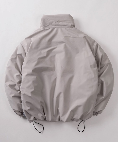 STARTER（スターター）の「【88】【STARTER/スターター】ロゴワンポイント スタンド ファイバーダウン ジャケット/【防風】【撥水】【ストレッチ】（ダウンジャケット/コート・メンズ・ブラック/カーキ/チャコールグレー/グレー・M/L/XL）」の7枚目の写真