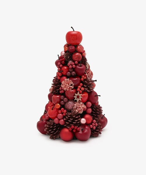 【Afternoon tea】クリスマスツリー LEDライト付き 赤リンゴ クリスマスツリーM/LEDライト付き（インテリア雑貨）｜Afternoon Tea