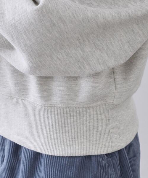 OPAQUE.CLIP（オペークドットクリップ）の「裏毛プリント刺繍ロゴ【洗濯機OK】（スウェット・レディース・グレー/ネイビー・38/40）」の16枚目の写真