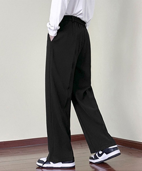 SallyLunn(サリーラン)の「ストレートスラックスパンツ(その他パンツ・メンズ・ブラウン/ブラック・L/M)」の7枚目の写真