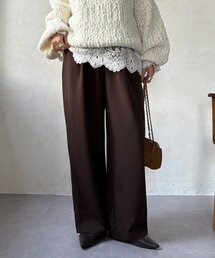 【WEB限定】T/Rストレッチドロストパンツ