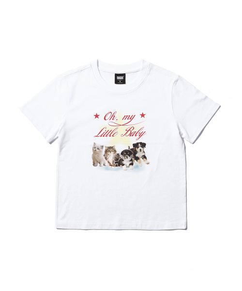 GAKKAI UNIONS(ガッカイユニオンズ)の「リトルベイビー 半袖Tシャツ ホワイト(Tシャツ/カットソー・レディース・その他・SMALL/MEDIUM)」の2枚目の写真
