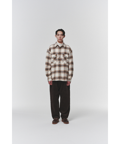 HISHANDER(ヒズハンダー)の「COTTON SILK NEP CPO SHIRTS(シャツ/ブラウス・メンズ・その他・1/2/3)」の4枚目の写真