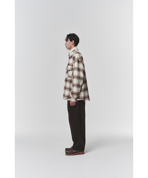 HISHANDER(ヒズハンダー)の「COTTON SILK NEP CPO SHIRTS(シャツ/ブラウス・メンズ・その他・1/2/3)」の6枚目の写真