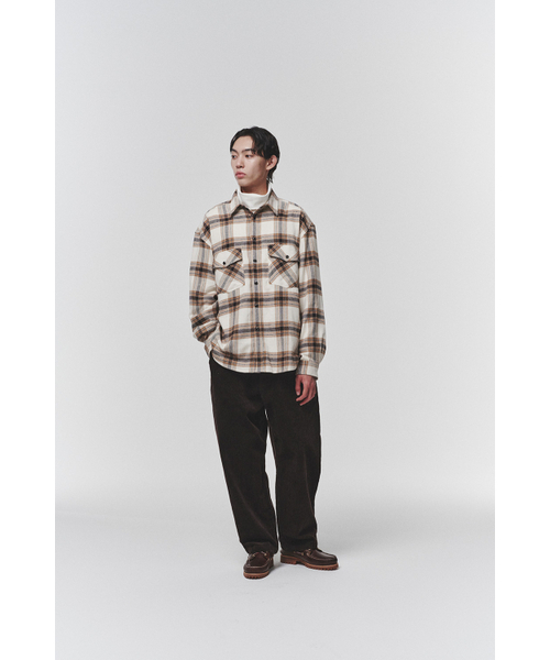 HISHANDER(ヒズハンダー)の「COTTON SILK NEP CPO SHIRTS(シャツ/ブラウス・メンズ・その他・1/2/3)」の9枚目の写真