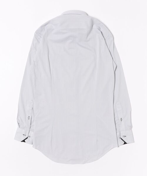 TOKYO SHIRTS(トウキョウシャツ)の「形態安定ノンアイロン ボタンダウン 長袖ストレッチビジネスワイシャツ(ビジネスシャツ・メンズ・グレー・首回り37cm-裄丈80cm/首回り39cm-裄丈80cm/首回り39cm-裄丈84cm/首回り41cm-裄丈82cm/首回り41cm-裄丈86cm/首回り42cm-裄丈82cm/首回り42cm-裄丈86cm/首回り43cm-裄丈82cm/首回り43cm-裄丈86cm)」の7枚目の写真