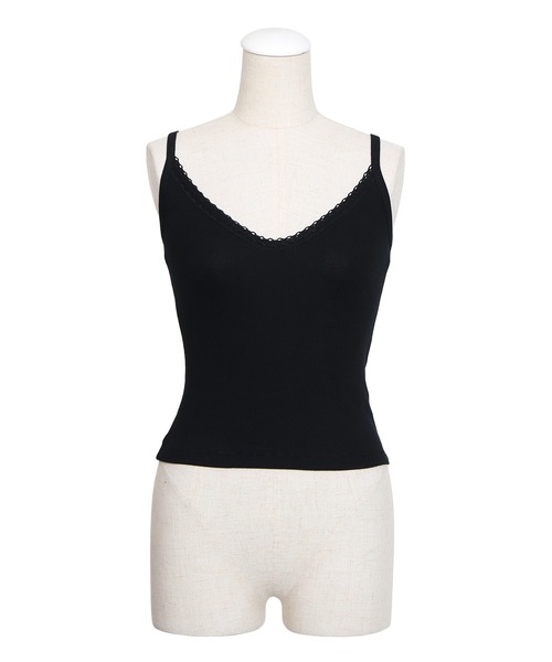 PUNYUS(プニュズ)の「キャミソール(キャミソール・レディース・サックスブルー/ブラック/ホワイト・1/2/3/4/5)」の3枚目の写真