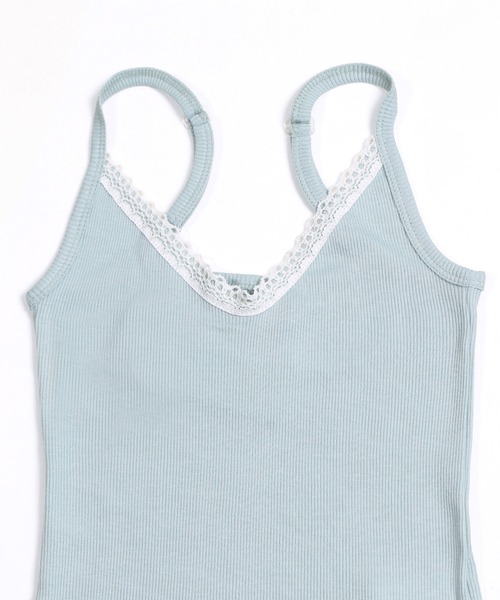 PUNYUS(プニュズ)の「キャミソール(キャミソール・レディース・サックスブルー/ブラック/ホワイト・1/2/3/4/5)」の5枚目の写真